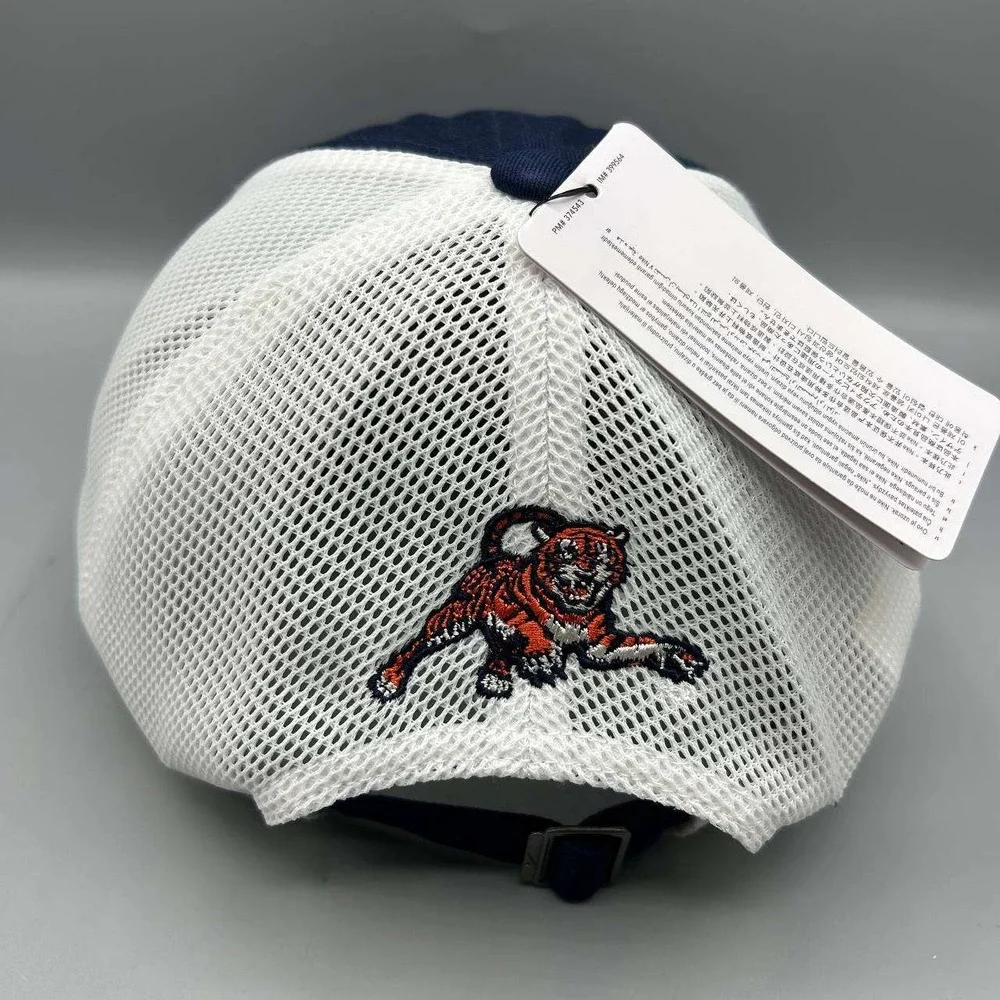 Nike Club Auburn Tigers Trucker Hat Men Blue White Strap Back Cap Cotton New